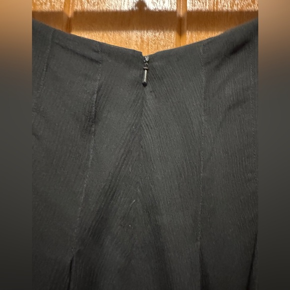Jones, New York collection black 100% silk skirt size 10 zipper W 16 length 28 - Picture 11 of 12